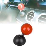 TRX AUTO Retro Joystick Push To Start Metal Button Cover | Universal Fit | Car Auto Accessories | Gifting Items For Men | Joystick lever Pushto Start | Red |