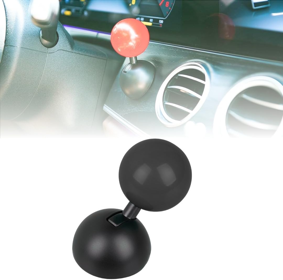 TRX AUTO Retro Joystick Push To Start Metal Button Cover | Universal Fit | Car Auto Accessories | Gifting Items For Men | Joystick lever Pushto Start | Black |
