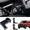 TRX AUTO Center Console Cup Holder Storage Tray Accessories For Suzuki Jimny 2 Door & Suzuki Jimny 5 Door 2018 To 2025 AUTOMATIC ONLY| Suzuki Jimny Compatible Car Accessories | Jimny 2025 cup holder