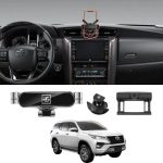 TRX AUTO Phone Holder Mount With Gravity Phone Holder For Toyota Fortuner 2016 To 2021 | Toyota Fortuner Accessories | Toyota Fortuner Mobile Phone Holder