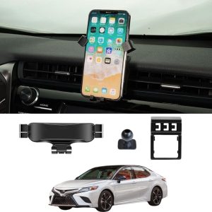 TRX AUTO Phone Holder Mount With Gravity Phone Holder For Toyota Camry 2017 To 2020 | Toyota Camry Accessories | Camry Mobile Phone Holder