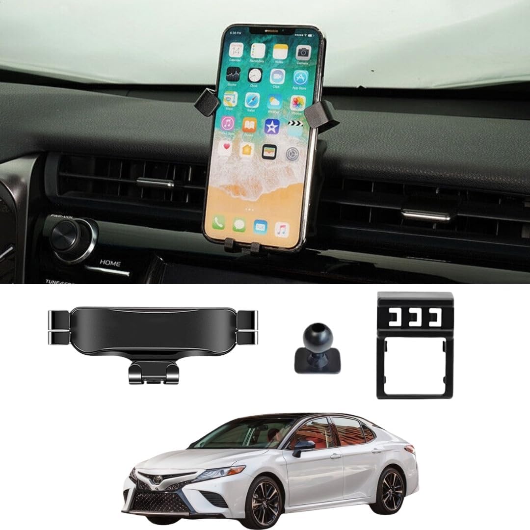 TRX AUTO Phone Holder Mount With Gravity Phone Holder For Toyota Camry 2017 To 2020 | Toyota Camry Accessories | Camry Mobile Phone Holder