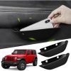 TRX AUTO Door Handle Storage Tray Organizer For Jeep Wrangler & Gladiator JLU, JL & JT | 2018-2024 Wrangler | 2020-2024 Gladiator | Jeep Wrangler Interior Accessories