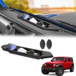 TRX AUTO Dashboard Organizer Tray Wrangler & Jeep Gladiator | Dashboard Organizer Box For JT & JL Jeep | Jeep gladiator accessories | Jeep Wrangler Accessories