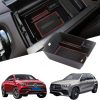 TRX AUTO Center Armrest Console Organizer For Mercedes Benz GLE Class 2020-2023 GLE W167, GLE COUPE 2020-2022 | Center Storage Box Organizer Tray | Mercedes Benz Accessories