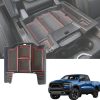 TRX AUTO Center Armrest Console Organizer For Dodge Ram 1500 2500 3500 A 2019 To 2024 | Center Storage Box Organizer Tray | Dodge Ram Accessories