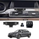 TRX AUTO Phone Holder Mount With Gravity Phone Holder For BMW 5 Series 2011 To 2017 | 5 Series Accessories | 5Series Mobile Phone Holder