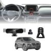 TRX AUTO Phone Holder Mount With Gravity Phone Holder For Hyundai Santa Fe 2019 To 2024 | Hyundai Santafe Accessories | Hyundai Santa Fe Mobile Phone Holder