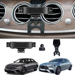TRX AUTO Phone Holder Mount With Gravity Phone Holder For Mercedes Benz E Class, CLS 2016 To 2023 | Mercedes E Class Car Accessories | Mercedes Car Mobile Phone Holder