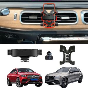 TRX AUTO Phone Holder Mount With Gravity Phone Holder For Mercedes Benz GLE, GLE Coupe & GLS 2020 To 2024 | Mercedes Benz Car Accessories | Mercedes Car Mobile Phone Holder