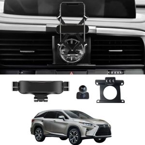 TRX AUTO Phone Holder Mount With Gravity Phone Holder For Lexus RX 2015 To 2021 | Lexus RX 350 Accessories | Lexus RX Mobile Phone Holder