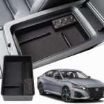 TRX AUTO Center Armrest Console Organizer For Nissan Altima 2019 2020 2021 2022 2023 2024 | Center Storage Box Organizer Tray | Nissan Altima Accessories