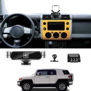 TRX AUTO Phone Holder Mount With Gravity Phone Holder For Toyota FJ Cruiser 2017 To 2023 | Toyota FJ Cruiser Accessories | FJ Cruiser Mobile Phone Holder