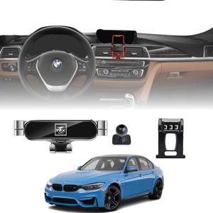 TRX AUTO Phone Holder Mount With Gravity Phone Holder For BMW 3 Series & 4 Series 2013 To 2019 | BMW 3 Series Accessories | BMW 4 Series Accessories
