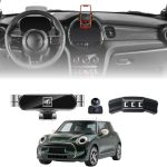 TRX AUTO Phone Holder Mount With Gravity Phone Holder For Mini Cooper 2022 To 2024 | Mini Cooper Accessories | Minicooper Mobile Phone Holder