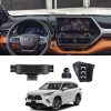 TRX AUTO Phone Holder Mount With Gravity Phone Holder For Toyota Highlander 2022 To 2024 | Toyota Highlander Accessories | Highlander Mobile Phone Holder