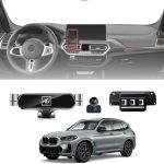 TRX AUTO Phone Holder Mount With Gravity Phone Holder For BMW X3 & X4 2022 To 2024 | BMW X3 Accessories |BMW X4 Accessories | Mobile Phone Holder